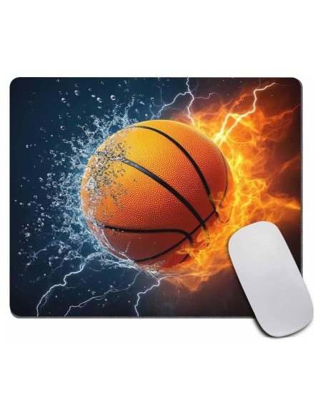 Mousepad Antideslizante Amcove Rectangular 240x200mm Fuego y Agua