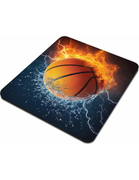 Mousepad Antideslizante Amcove Rectangular 240x200mm Fuego y Agua
