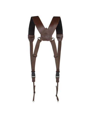 Arnés de Cuero COIRO para Cámara DSLR - Distribución de Peso Cómoda