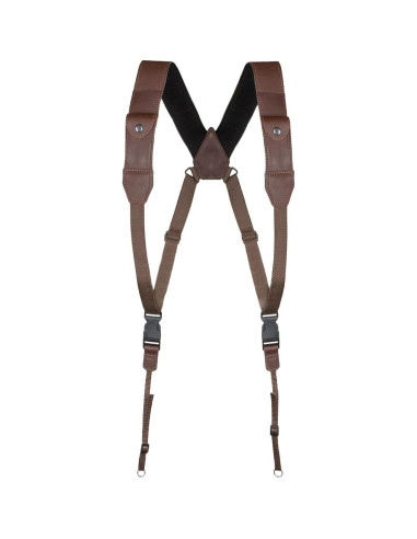 Arnés de Cuero COIRO para Cámara DSLR - Distribución de Peso Cómoda