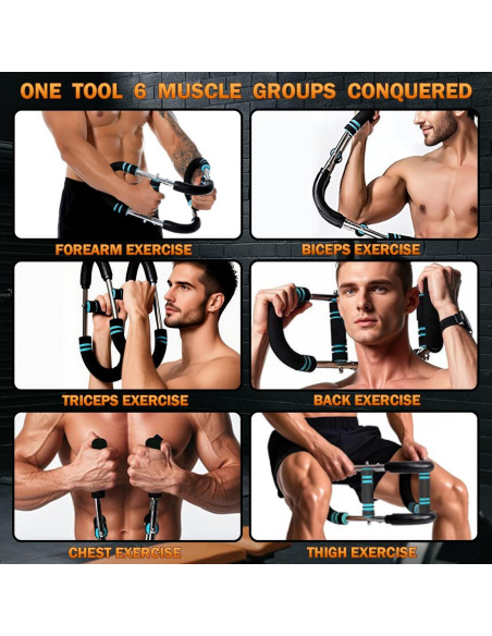 Entrenador de Brazos Twister Qxeutm Ajustable 3 Niveles Resistencia