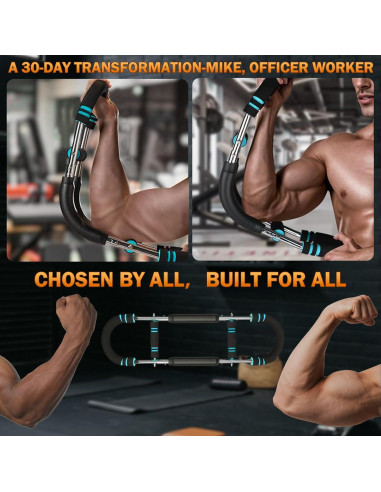 Entrenador de Brazos Twister Qxeutm Ajustable 3 Niveles Resistencia