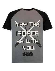 Pijamas para Hombre Star Wars - Sable de Luz - Negro 2