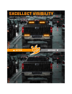 Luces Estroboscópicas Ámbar XRIDONSEN 24W 2x27.1cm LED 2