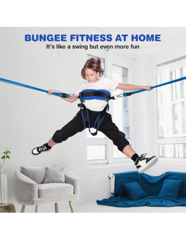 Columpio Bungee para Niños RIIFRILY - Azul, 1.36 kg