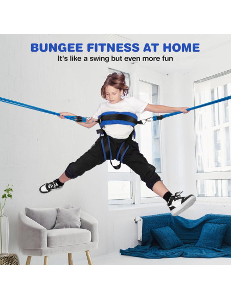 Columpio Bungee para Niños RIIFRILY - Azul, 1.36 kg