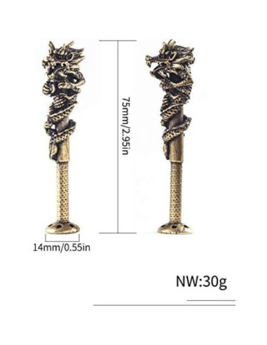 Aplastador de Pipa de Tabaco Tom's Wheezes Retro 76x14mm