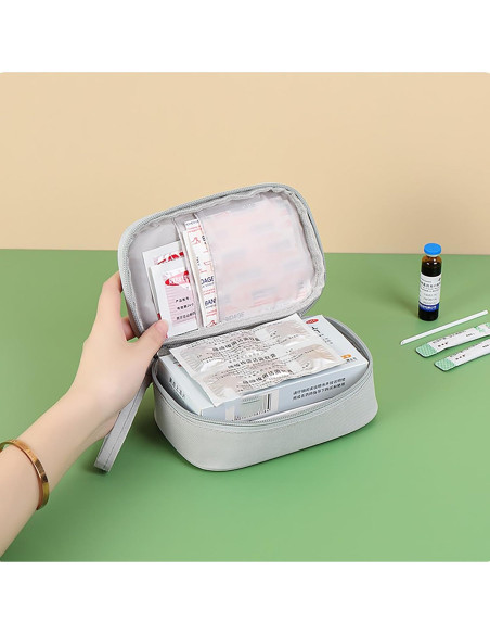 Bolsa de Primeros Auxilios Vacía YSGSMOM Gris 17x11x6cm