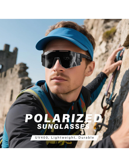 Gafas de Sol Deportivas Polarizadas DioKiw 4 Pack Hombres