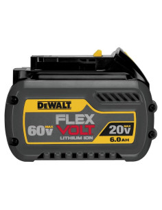 Batería de Litio Ión DEWALT FLEXVOLT 20V/60V 6.0Ah DCB606