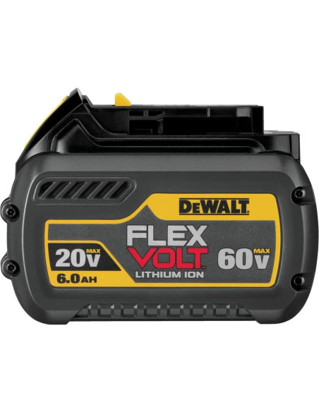 Batería de Litio Ión DEWALT FLEXVOLT 20V/60V 6.0Ah DCB606