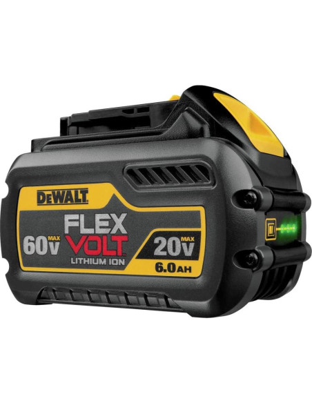 Batería de Litio Ión DEWALT FLEXVOLT 20V/60V 6.0Ah DCB606