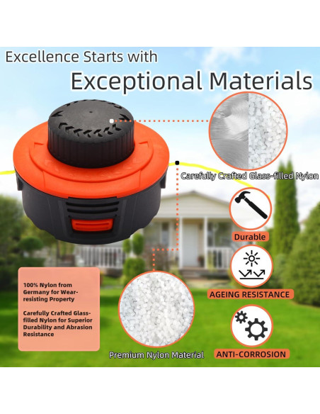 Cabezal de Desmalezadora Quintillus H02 Universal con Hilo 4.27m