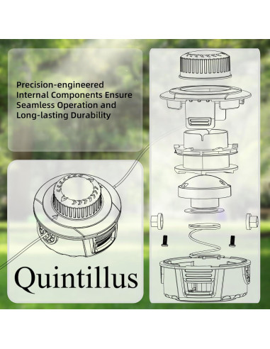 Cabezal de Desmalezadora Quintillus H02 Universal con Hilo 4.27m