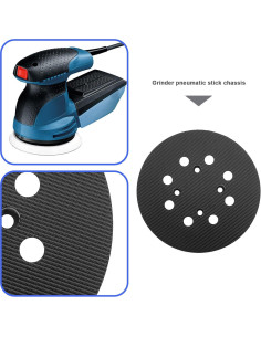 Almohadilla de Respaldo SING F LTD 125mm 8 Agujeros para Lijado 2