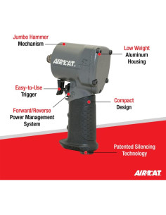 Llave de Impacto Neumática AIRCAT 1057-TH 1/2" 500 ft-lbs 2