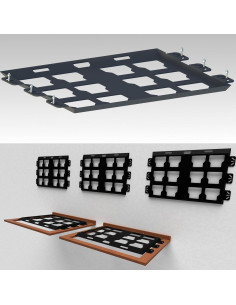 Placa de Montaje Packout Milwaukee - Metal 2 Piezas 99.79 kg 2