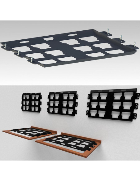 Placa de Montaje Packout Milwaukee - Metal 2 Piezas 99.79 kg
