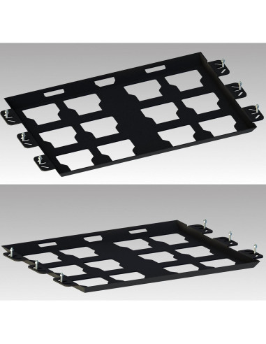 Placa de Montaje Packout Milwaukee - Metal 2 Piezas 99.79 kg