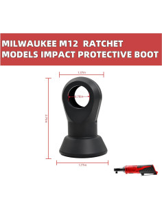 Cubierta Protectora de Goma Muscovite 49-16-2457 para Llave M12 2