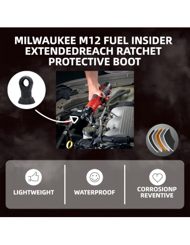 Cubierta Protectora de Goma Muscovite 49-16-2457 para Llave M12