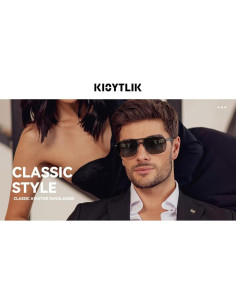 Gafas de sol polarizadas KIOYTLIK UV400 aviador unisex 2