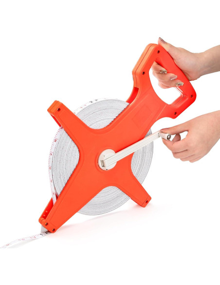 Cinta Métrica Retráctil Coloch 100 Metros Fibra de Vidrio