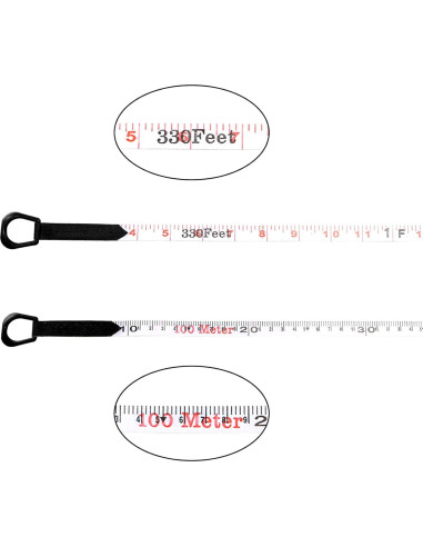 Cinta Métrica Retráctil Coloch 100 Metros Fibra de Vidrio