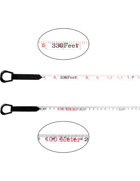 Cinta Métrica Retráctil Coloch 100 Metros Fibra de Vidrio