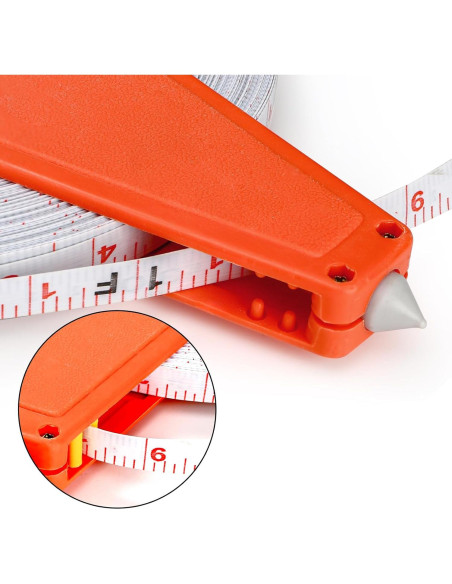 Cinta Métrica Retráctil Coloch 100 Metros Fibra de Vidrio