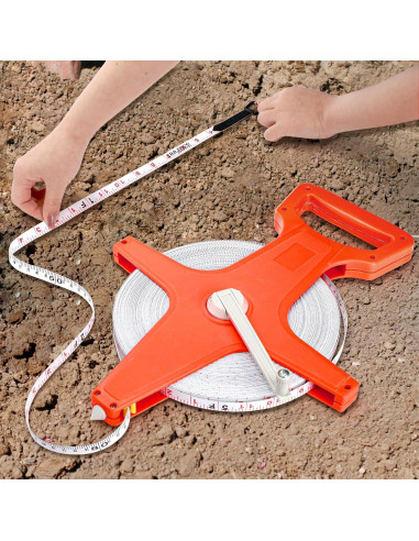 Cinta Métrica Retráctil Coloch 100 Metros Fibra de Vidrio