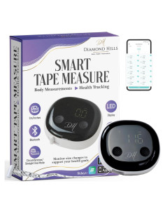Cinta Métrica Corporal Inteligente Diamond Hills 150cm Bluetooth