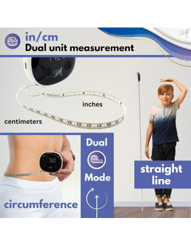 Cinta Métrica Corporal Inteligente Diamond Hills 150cm Bluetooth