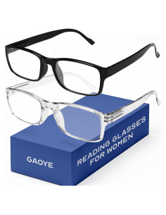 Gafas de Lectura Gaoye 2-Pack 1.25x Filtro Luz Azul UV