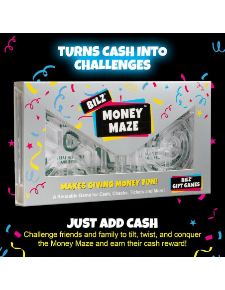 Laberinto de Dinero BILZ | Juego de Rompecabezas Reutilizable 8+