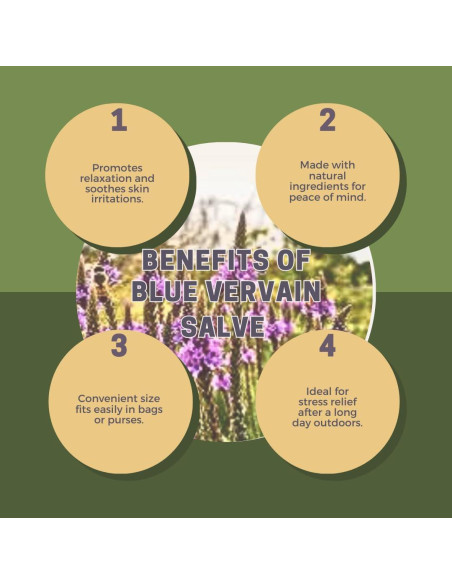 Ungüento de Vervain Azul Blackberry Hollow 28.35 g Natural