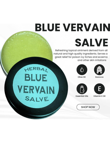 Ungüento de Vervain Azul Blackberry Hollow 28.35 g Natural