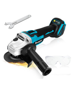 Amoladora Angular Inalámbrica Rueqior 18V 12000 RPM Sin Batería