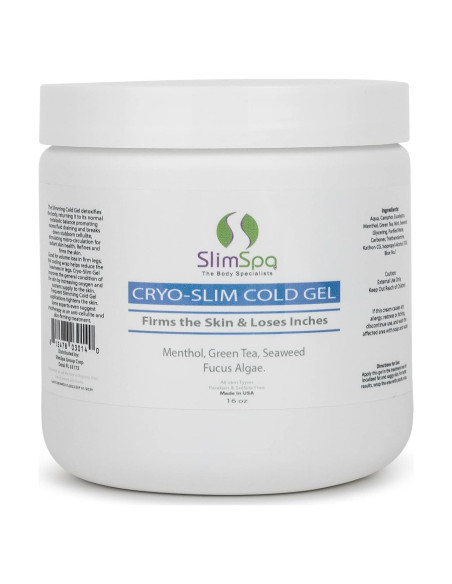 Gel Frío SlimSpa Cyro-Slim 453g - Anticelulitis y Reafirmante