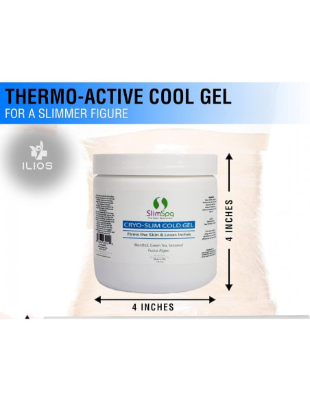 Gel Frío SlimSpa Cyro-Slim 453g - Anticelulitis y Reafirmante