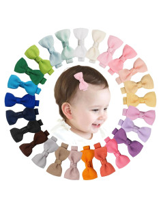 Clips para el Cabello de Bebés CELLOT 25PCS Lazos 5.08cm