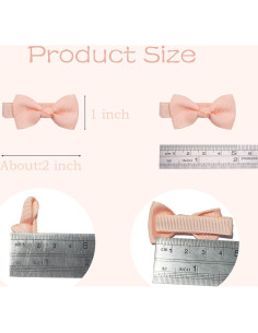 Clips para el Cabello de Bebés CELLOT 25PCS Lazos 5.08cm 2
