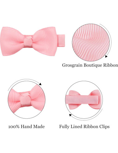 Clips para el Cabello de Bebés CELLOT 25PCS Lazos 5.08cm