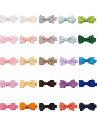 Clips para el Cabello de Bebés CELLOT 25PCS Lazos 5.08cm