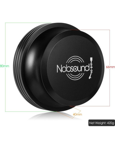 Estabilizador de Vinilo Nobsound Pro Aluminio HiFi 418g