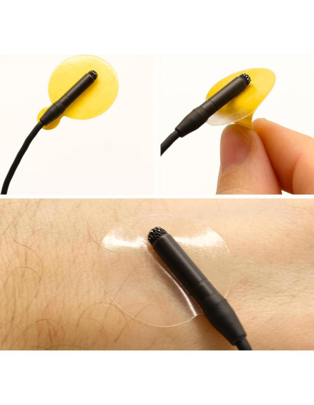 Círculos Adhesivos Hipoalergénicos URSA para Micrófonos Lavalier - 90 Unidades - 24mm