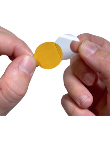 Círculos Adhesivos Hipoalergénicos URSA para Micrófonos Lavalier - 90 Unidades - 24mm