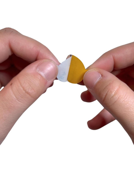 Círculos Adhesivos Hipoalergénicos URSA para Micrófonos Lavalier - 90 Unidades - 24mm