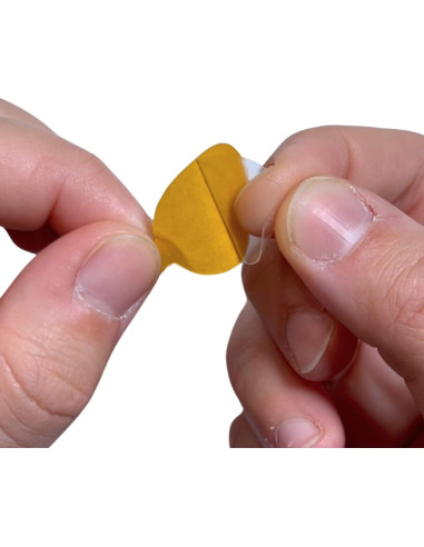 Círculos Adhesivos Hipoalergénicos URSA para Micrófonos Lavalier - 90 Unidades - 24mm