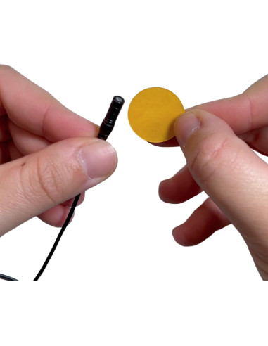 Círculos Adhesivos Hipoalergénicos URSA para Micrófonos Lavalier - 90 Unidades - 24mm